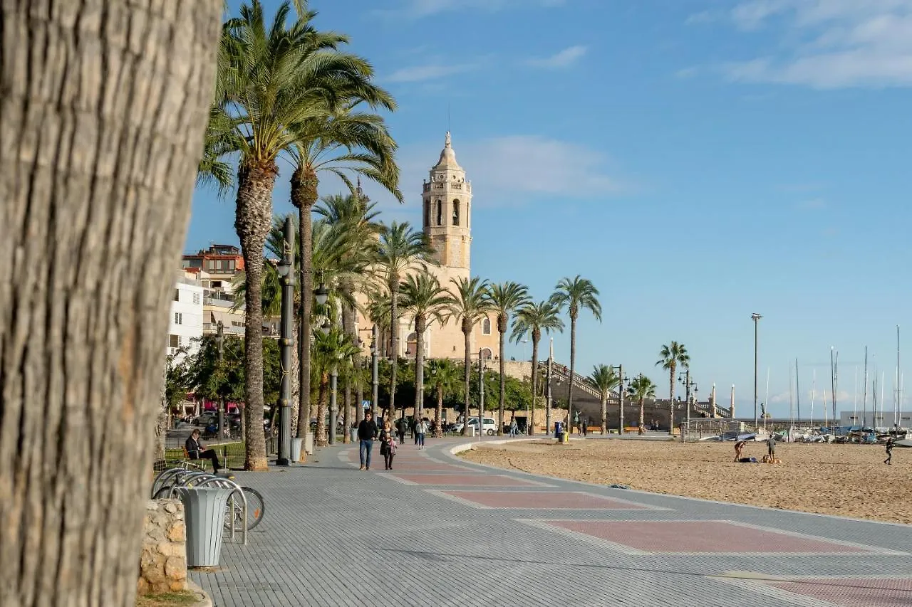 Vistamar 2: Primera Linea De Mar Con Gran Terraza シッチェス